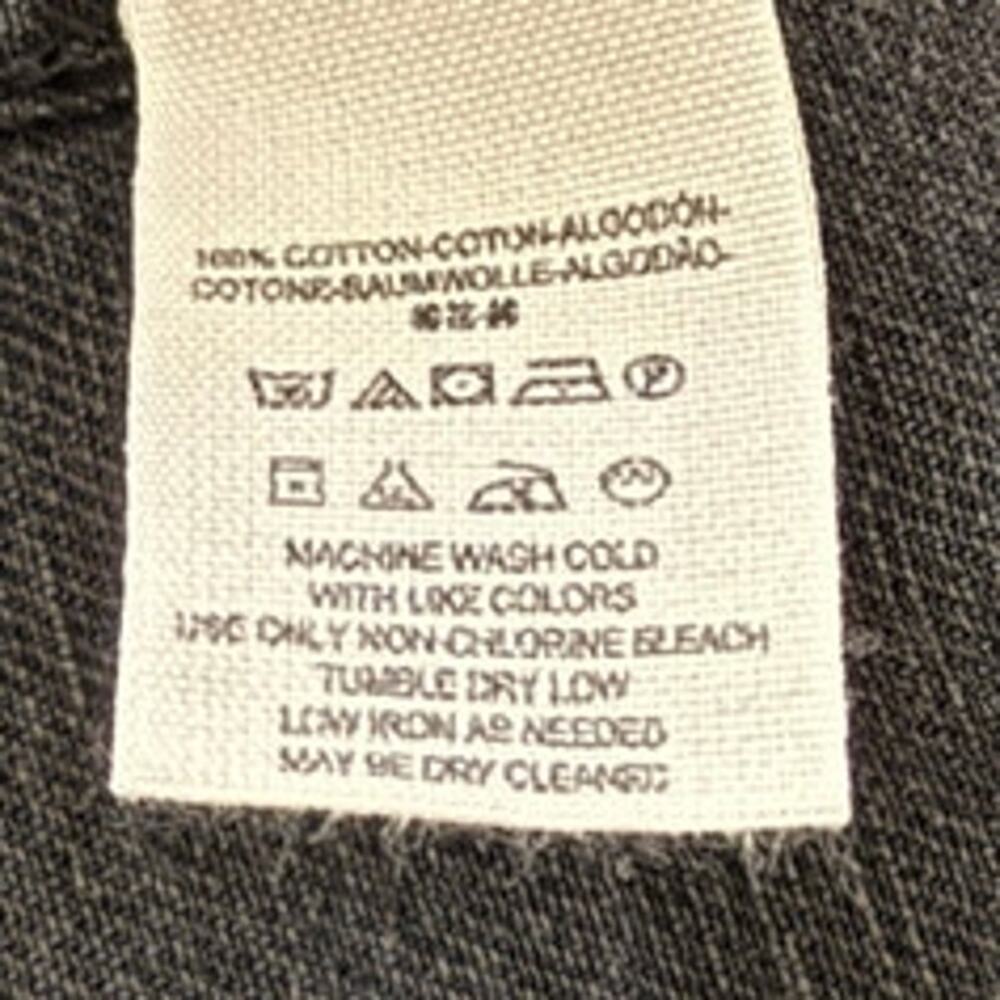 FREE PEOPLE  Denim Jacket Gray Knit Sleeve Hooded Distressed Jean M sporty prep - Picture 4 of 5